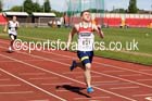 George Wilson (Gateshead) wins under-20s 400 metres at the North Eastern Championships, Gateshead International Stadium.  Photos: David T. Hewitson/Sports for All Pics